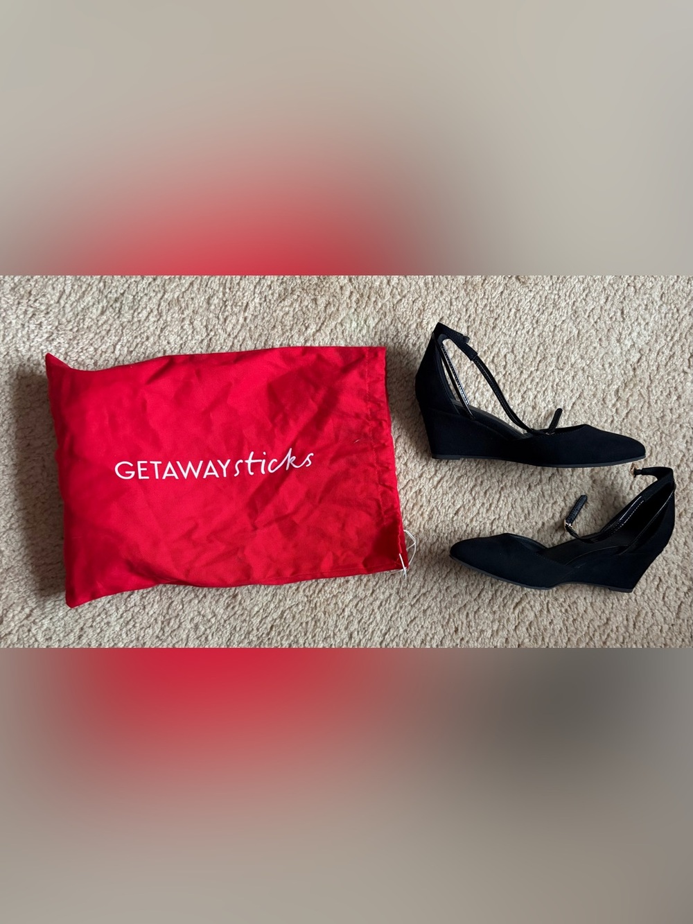 Steffie’s Steffies Getaway Sticks wedges shoes Landmark Space black 8